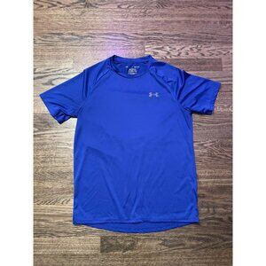 Under Armour Men's The Tech Tee 2.0 Royal Blue & Gray Logo Size S